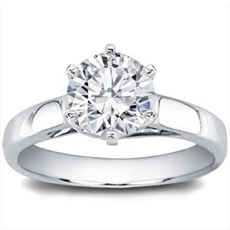 Six Prong Solitaire Trellis Setting