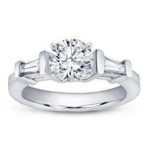 Tapered Baguette Engagement Setting