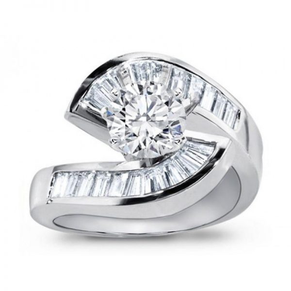 White Gold Diamond Engagement Setting